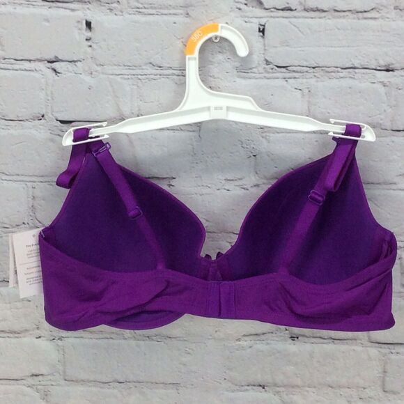 Auden The Everyday Bra Womens Size 38C Purple Lightly Lined Underwire Adjustable - Picture 9 of 9